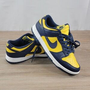 Nike Dunk Low Michigan Blue Maize 2021 Size 9.5 | DD1391-700